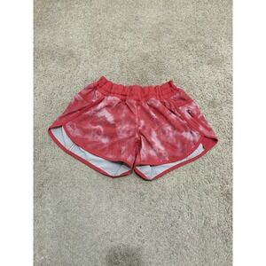 Lululemon Women's Hotty Hot Low Rise Shorts Pink Tidal Trip Size 6